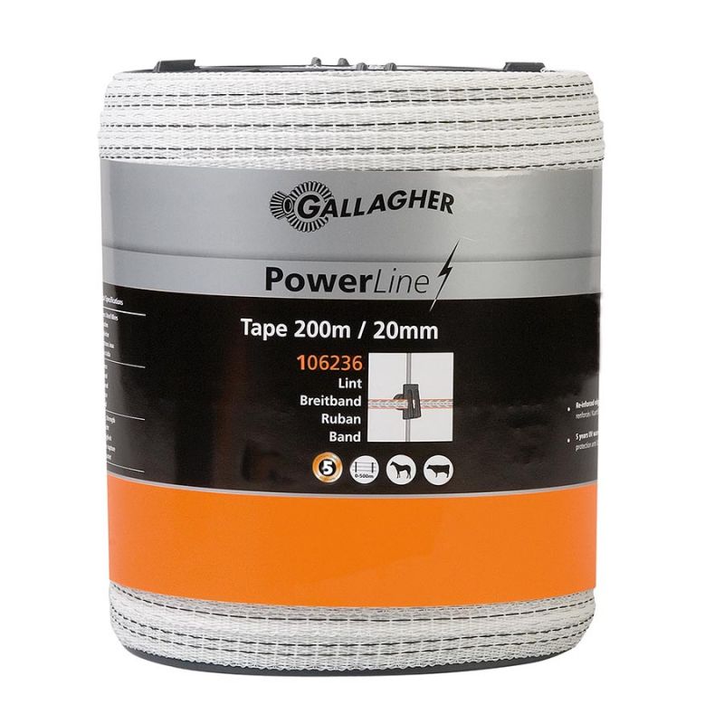 Polytape 20mm White 200m