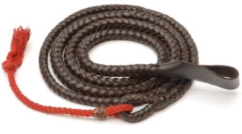 Leather Hunt Thong & Lash