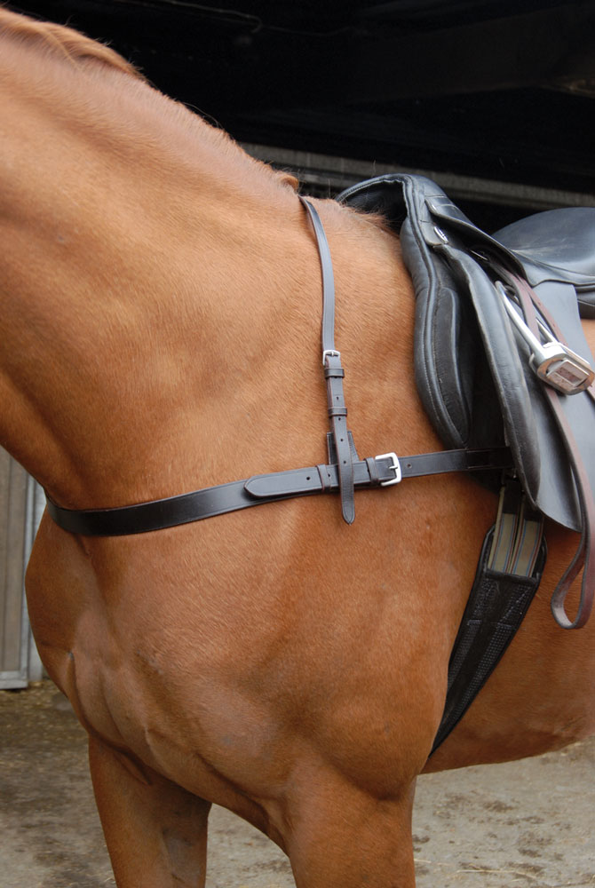 Chukka Leather Polo Breastplate F.G Brown