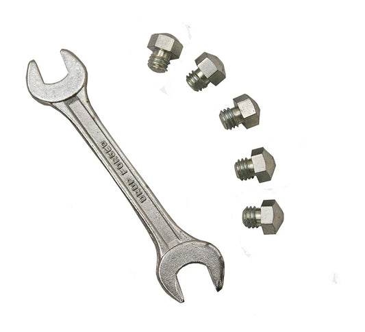 Stud - Dome Top Stud (5 Blister Pk + Spanner) (50763)