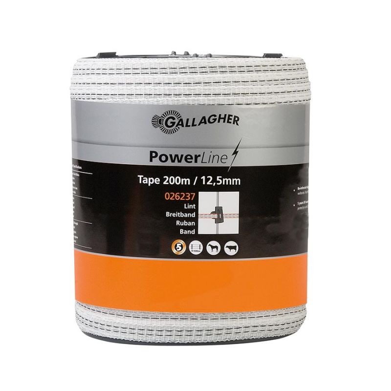 Polytape 12,5mm White 200m