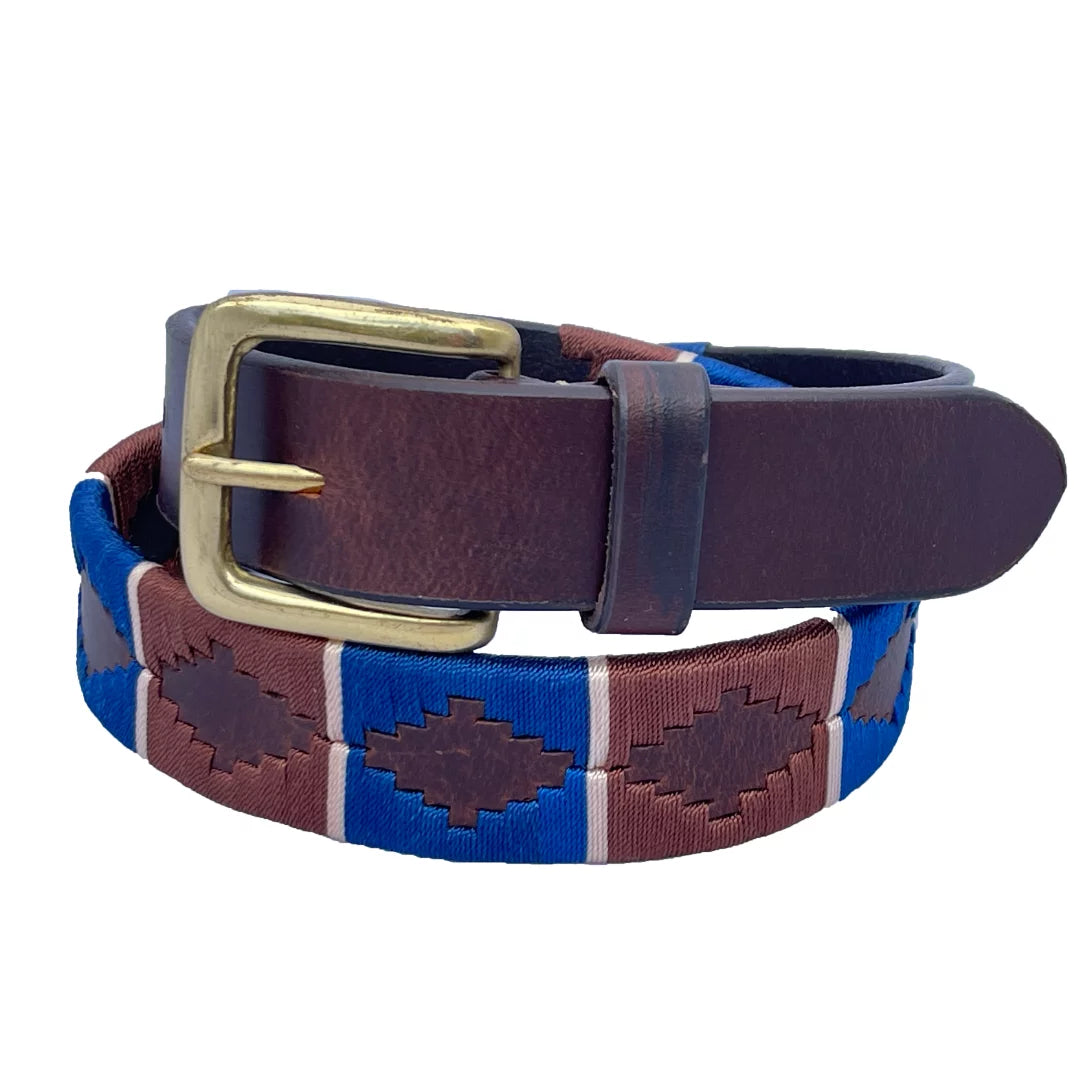 Chukka FELIPE Polo Belt (Chocolate, Navy, Champ Stripe)