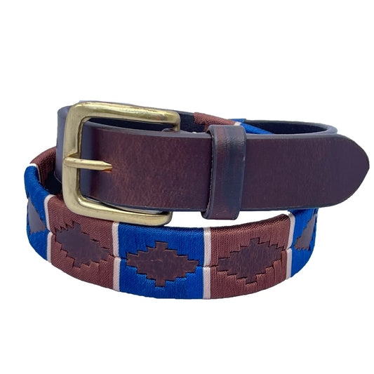 Chukka FELIPE Polo Belt (Chocolate, Navy, Champ Stripe)