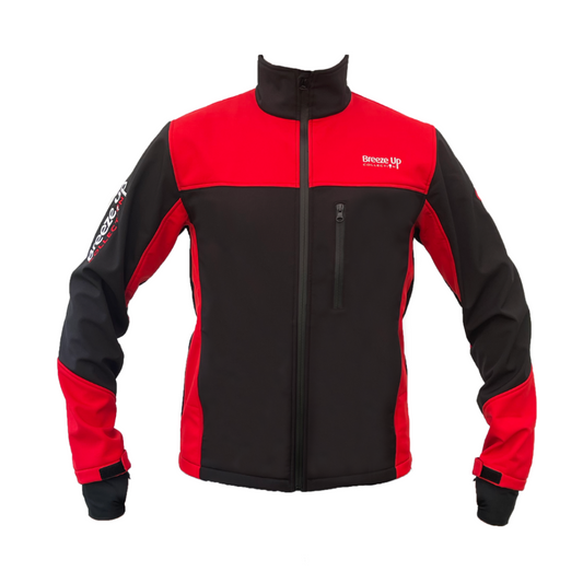 Breeze Up Furlong 'Soft Shell' Jacket Black/Red