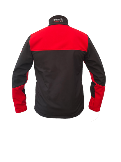 Breeze Up Furlong 'Soft Shell' Jacket Black/Red