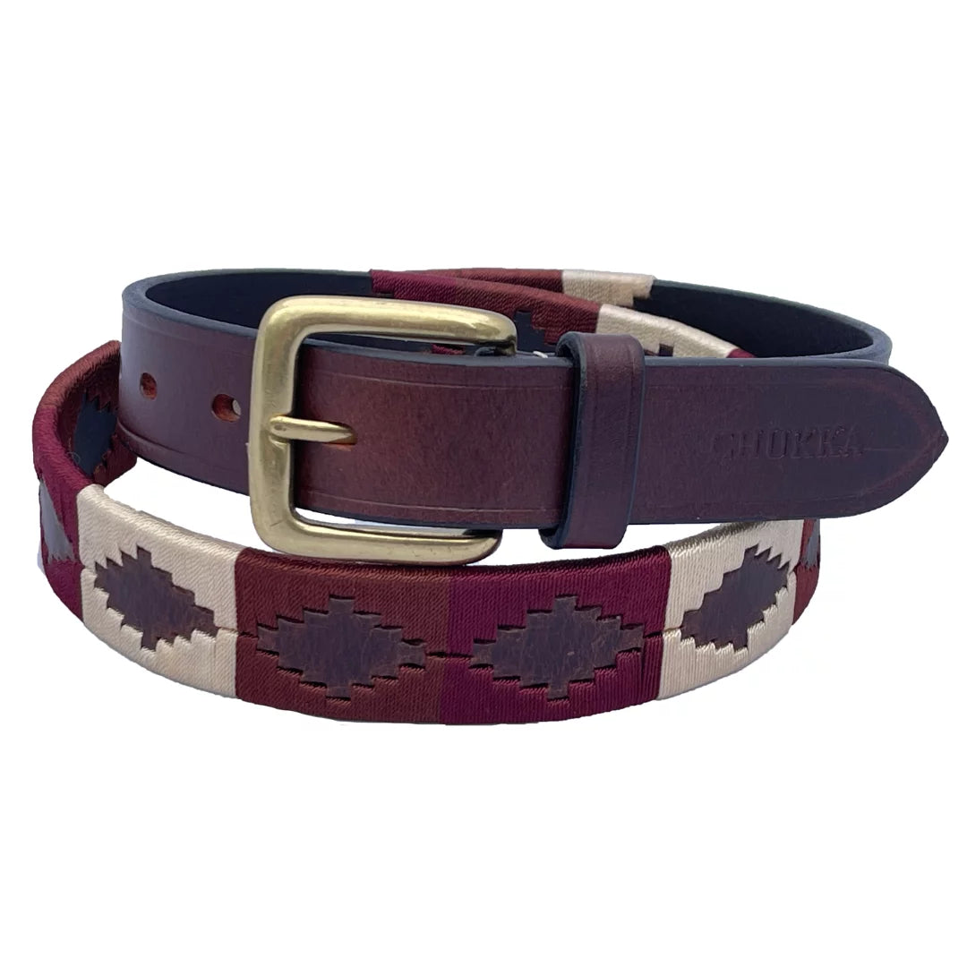 Chukka PEDRO Polo Belt (Dark Brown, Chocolate, Beige)