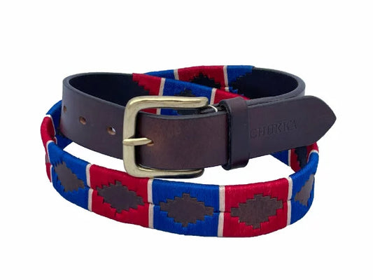 Chukka RODRIGO Polo Belt (Red, Navy, Champ Stripe)