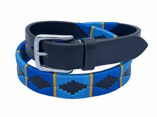 Chukka SOL Polo Belt (Navy, Baby Blue, Yellow Stripe)