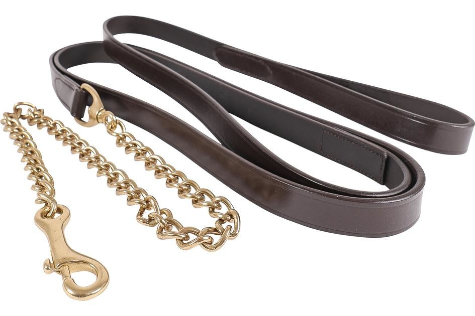 Breeze Up Leather Stallion - Lead Brass Chain