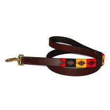 Chukka Polo Dog Lead (Red, Black, Yellow)